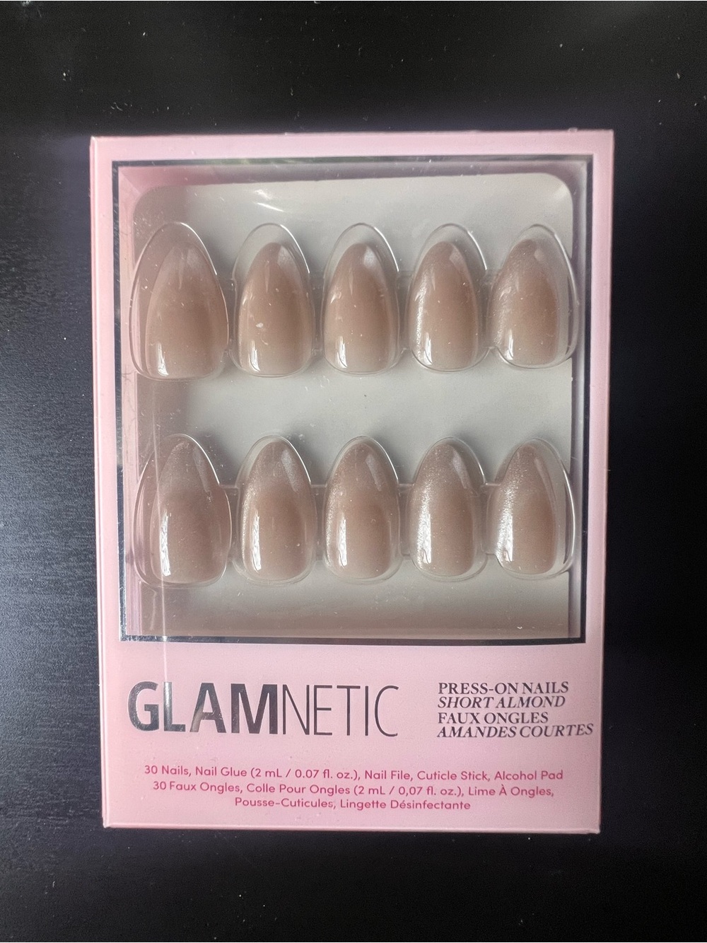 Glamnetic Press-On Nails Set of 3 Styles- Nude, Black & Blue - Picture 3 of 4